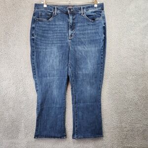 NYDJ Billie Mini Boot Jeans Womens 18W (Measures 37x26.5) Cool Embrace Lift Tuck